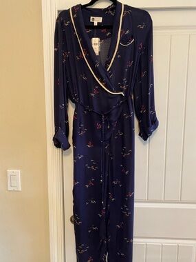 Anthropologie Floreat pajama jumpsuit